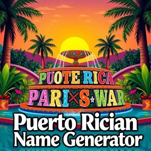 Puerto Rican Name Generator featured image
