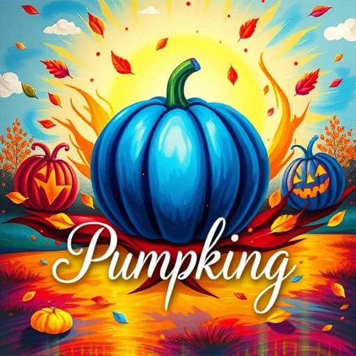 Pumpkin Painting Ideas Blue featured image