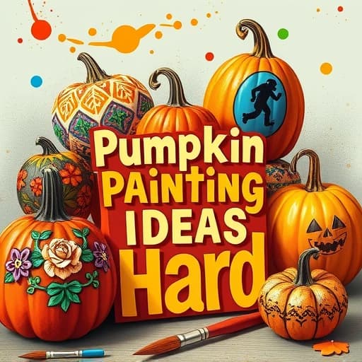 Pumpkin Painting Ideas Hard featured image