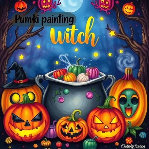 Pumpkin Painting Ideas Witch featured image