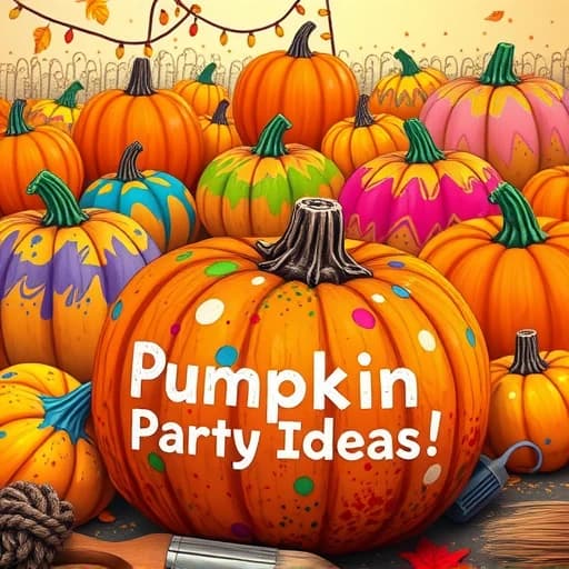 Pumpkin Painting Party Ideas featured image