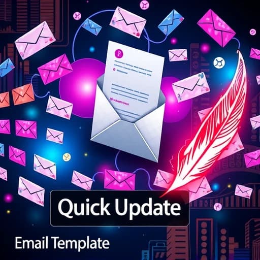Quick Update Email Template featured image
