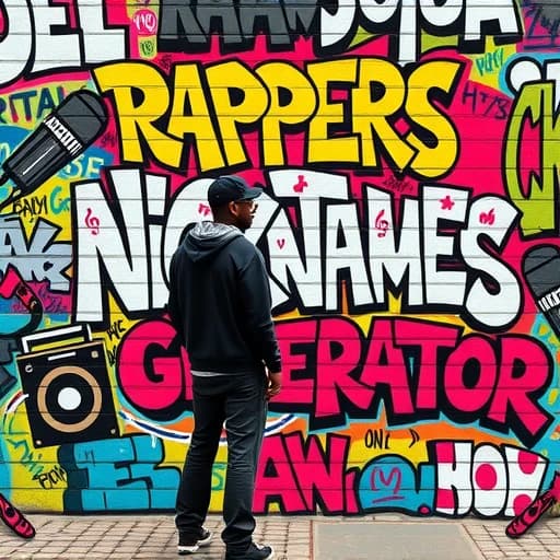 Rappers Nicknames Generator featured image