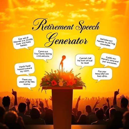 Retirement Speech Generator featured image