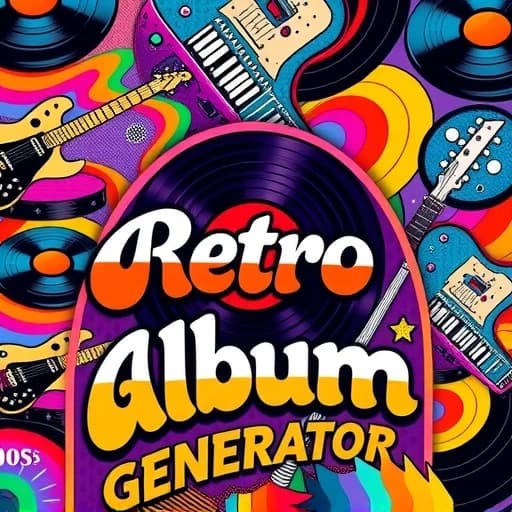 Retro Album Cover Generator featured image