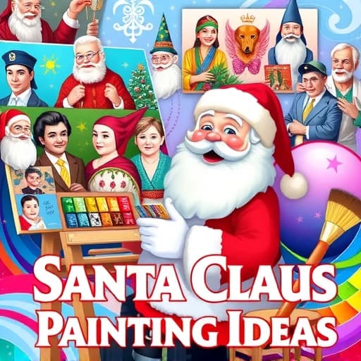 Santa Claus Painting Ideas featured image