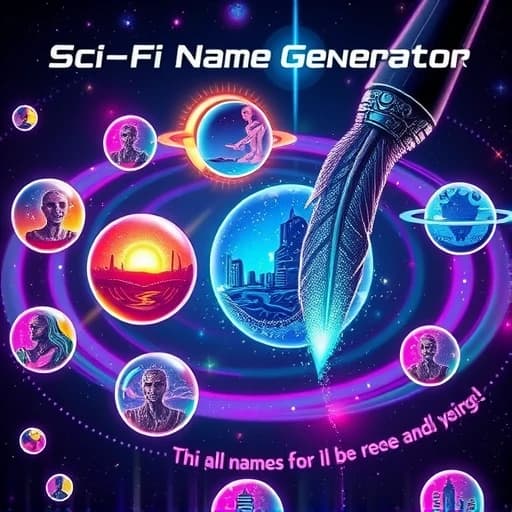 Sci Fi Name Generator featured image