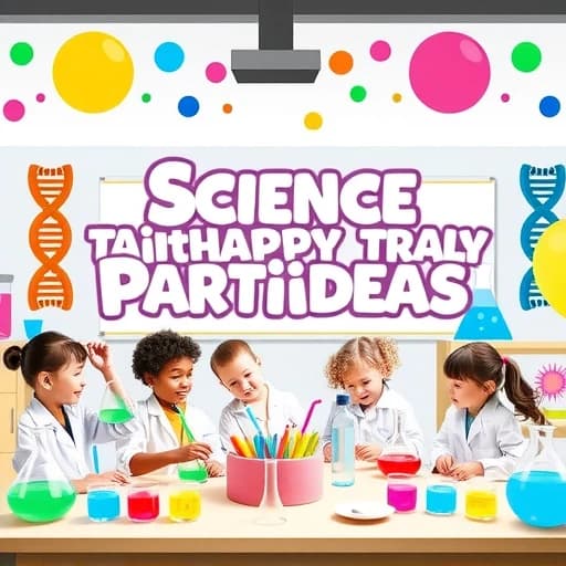 Science Birthday Party Ideas featured image