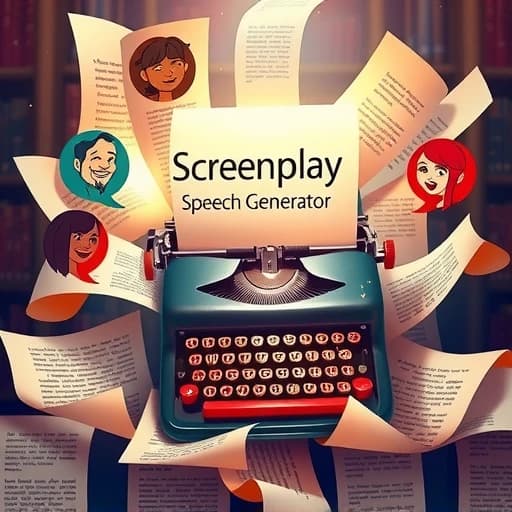Screenplay Speech Generator featured image