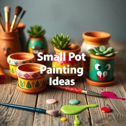  Small Pot Painting Ideas icon