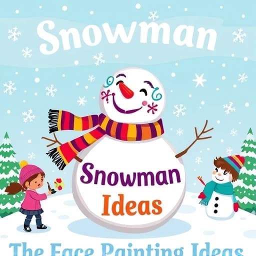 Snowman Face Painting Ideas featured image