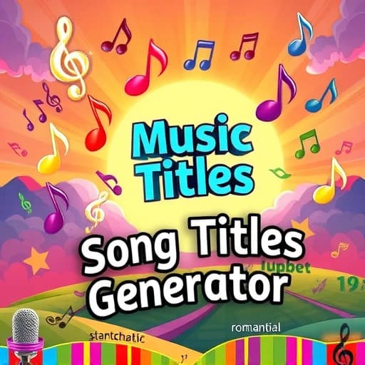 Song Titles Generator featured image