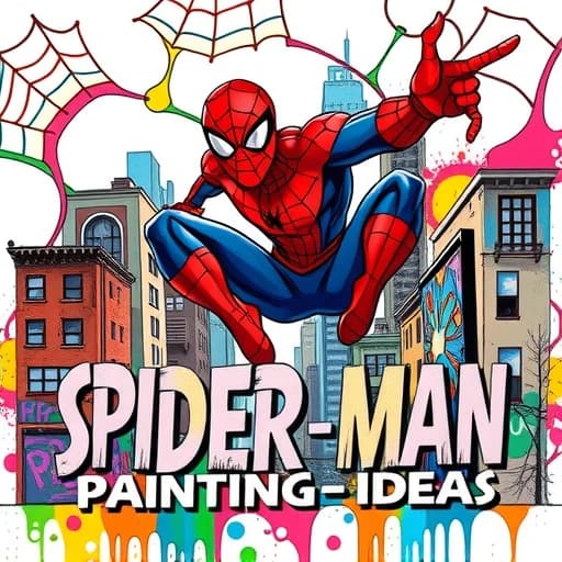 Spider Man Painting Ideas featured image