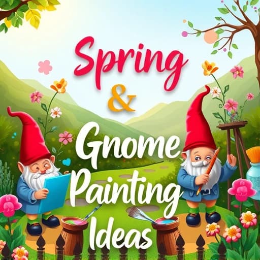 Spring Gnome Painting Ideas featured image