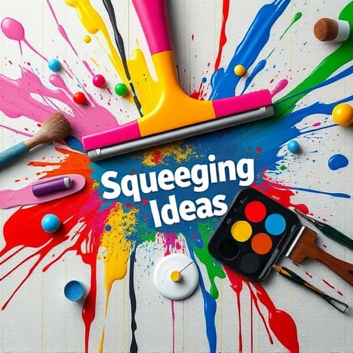 Squeegee Painting Ideas featured image