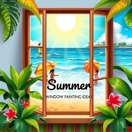 Summer Window Painting Ideas featured image