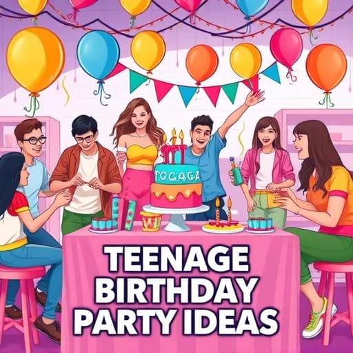 Teenage Birthday Party Ideas featured image