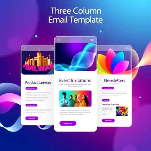 Three Column Email Template featured image