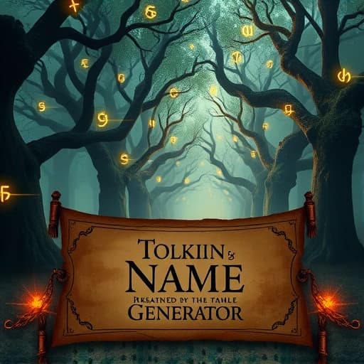 Tolkien Name Generator featured image