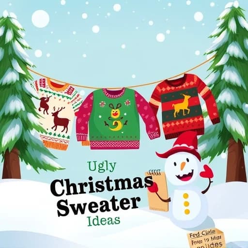 Ugly Christmas Sweater Ideas featured image