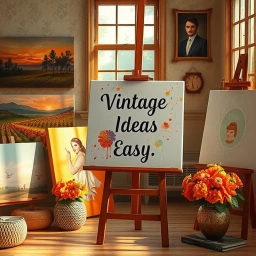 Vintage Painting Ideas Easy featured image