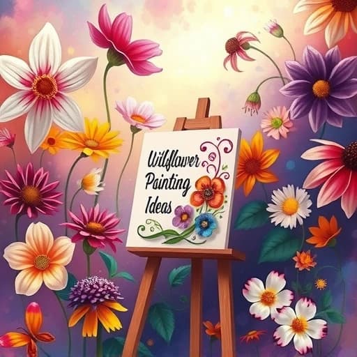 Wildflower Painting Ideas featured image