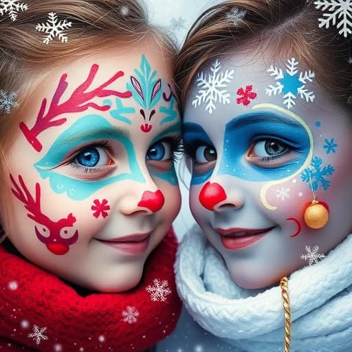 Winter Face Painting Ideas featured image
