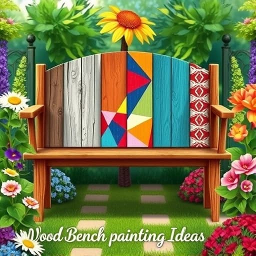 Wood Bench Painting Ideas featured image