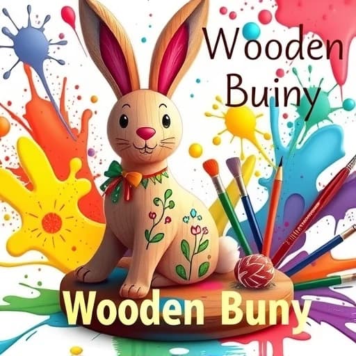 Wooden Bunny Painting Ideas featured image