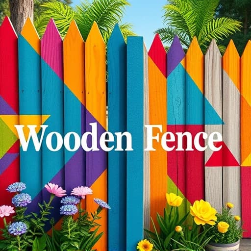 Wooden Fence Painting Ideas featured image
