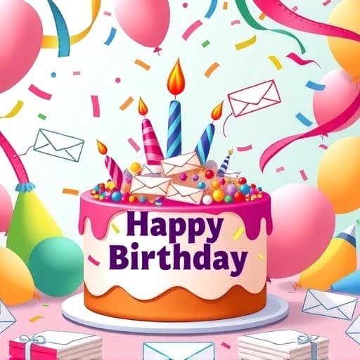 Work Birthday Email Template featured image