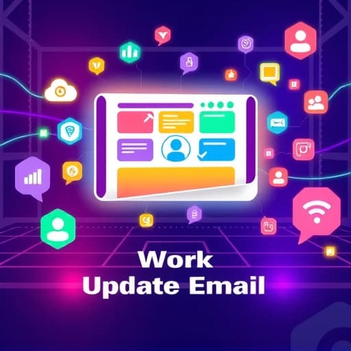 Work Update Email Template featured image