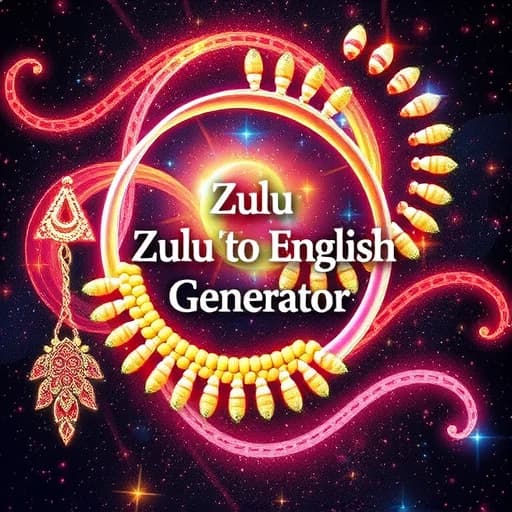  Zulu To English Generator featured image