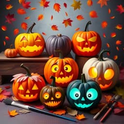 Cool Easy Pumpkin Painting Ideas icon