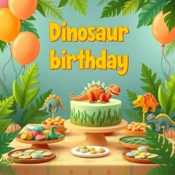 Dinosaur Birthday Party Food Ideas icon