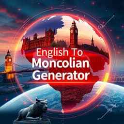 English to Mongolian Generator Ddnhxlsk icon