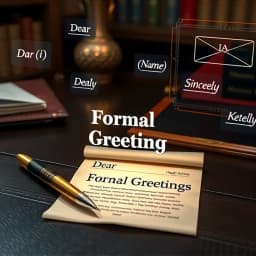 Formal Greeting Email Template icon
