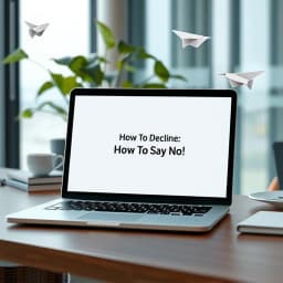 How to Say No Email Template icon