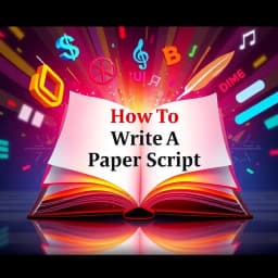 How to Write a Paper Script icon
