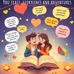 Personalized Couples Inside Joke Storylines and Catchphrases Generator icon
