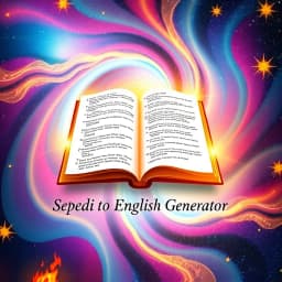 Sepedi to English Generator TUSHC8I4 icon