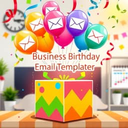 Business Birthday Email Template icon