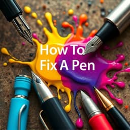 How to Fix a Pen with Ink That Won't Write icon