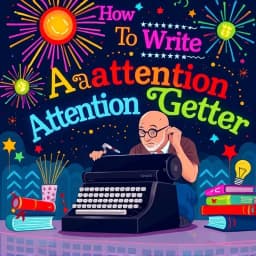 How to Write a Attention Getter icon