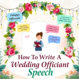 How to Write a Wedding Officiant Speech icon