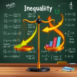 How to Write an Inequality in Math icon