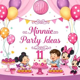Minnie Mouse Party Ideas Homemade icon