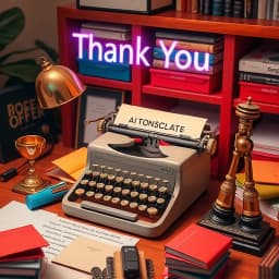 Personalized Job Interview Thank You Notes Generator icon