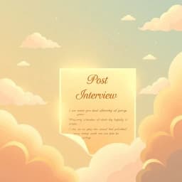 Post Interview Rejection Email Template icon