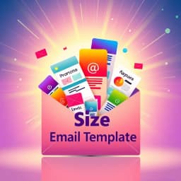 Size Email Template icon